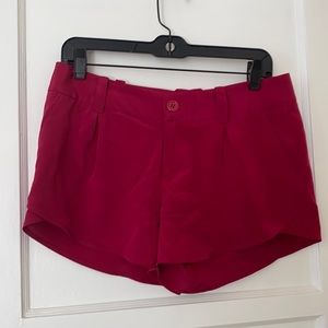 Raspberry Alice and Olivia shorts